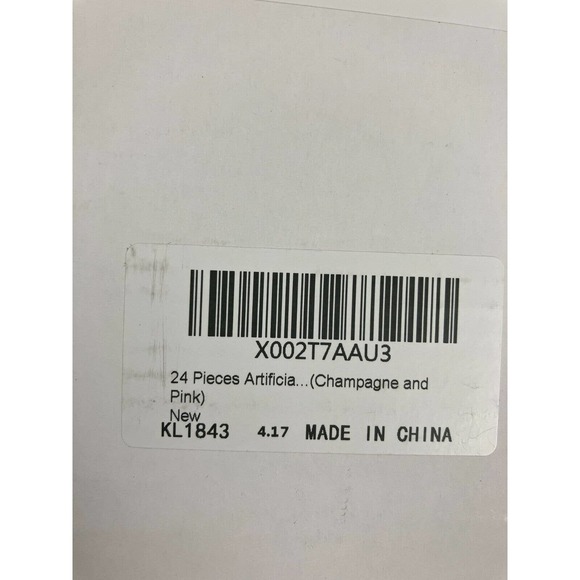 48-Pcs Artificial Silk Rose Flowers w/ Leaves & Stems for Wedding Bridal Shower - Picture 14 of 14